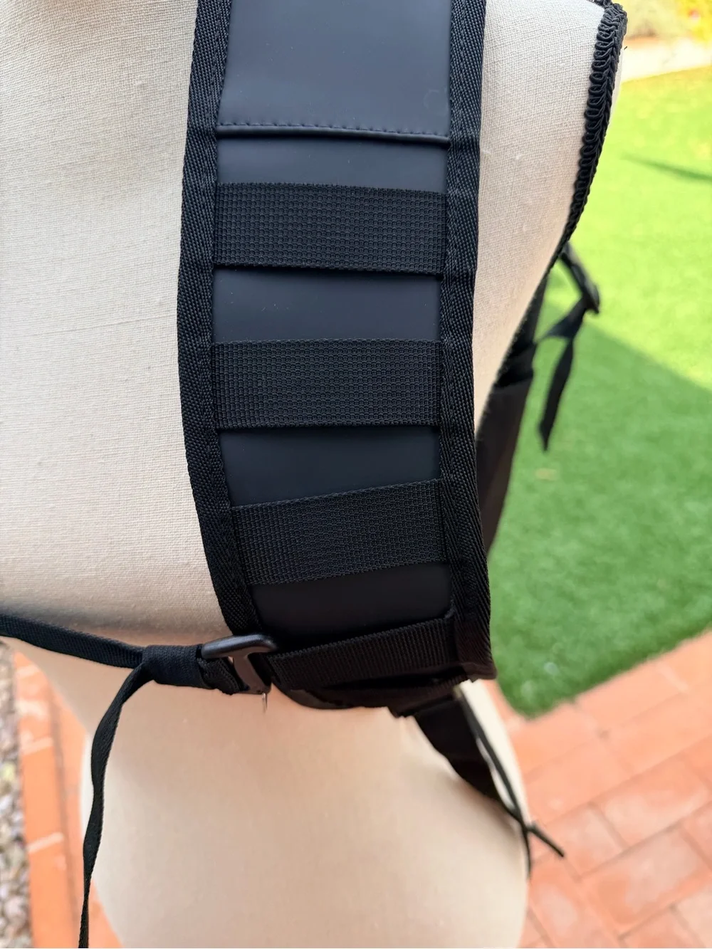 Gymshark Black Roll-Top Backpack-like new!!!